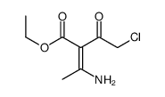 ethyl 3-amino-2-(2-chloroacetyl)but-2-enoate结构式