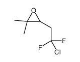 3-(2-chloro-2,2-difluoroethyl)-2,2-dimethyloxirane结构式