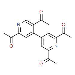 2,2',5,6'-TETRAYLTETRAACETYL-4,4'-BIPYRIDINE Structure