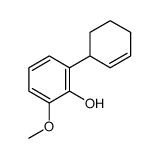 2-cyclohex-2-en-1-yl-6-methoxyphenol结构式