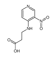 N-(3-nitropyridin-4-yl)-β-alanine结构式