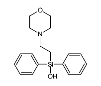 hydroxy-(2-morpholin-4-ylethyl)-diphenylsilane Structure