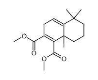 dimethyl 3,5,6,7,8,8a-hexahydro-5,5,8a-trimethylnaphthalene-1,2-dicarboxylate结构式