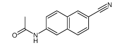 6-acetylamino-[2]naphthonitrile结构式