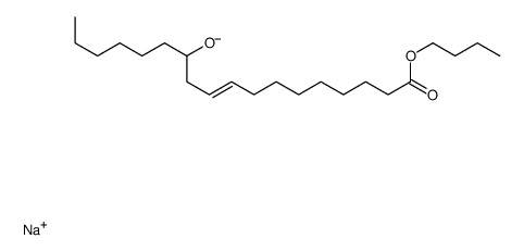 sodium butyl (R)-12-oxidooleate Structure