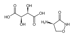 D-cycloserine-L-tartrate Structure