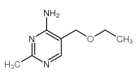 4-Pyrimidinamine,5-(ethoxymethyl)-2-methyl-结构式