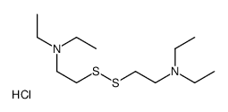 2-[2-(diethylamino)ethyldisulfanyl]-N,N-diethylethanamine,hydrochloride Structure