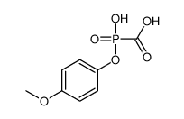 [hydroxy-(4-methoxyphenoxy)phosphoryl]formic acid结构式