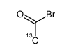 [2-13C]acetyl bromide结构式