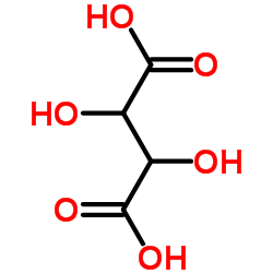 (±)-Tartaric acid structure