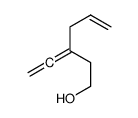 3-ethenylidenehex-5-en-1-ol Structure