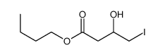 butyl 3-hydroxy-4-iodobutanoate Structure