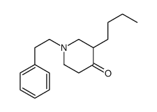 3-butyl-1-(2-phenylethyl)piperidin-4-one结构式