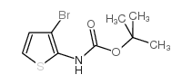 N-Boc-2-氨基-3-溴噻吩结构式