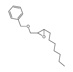 2-((benzyloxy)methyl)-3-heptyloxirane结构式