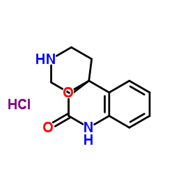 螺[苯并[d][1,3]噁嗪-4,4'-哌啶]-2(1H)-酮盐酸盐结构式
