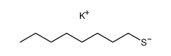 potassium n-octylmercaptide Structure