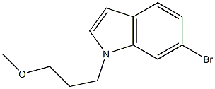 6-bromo-1-(3-methoxypropyl)-1H-indole Structure