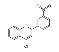 4-chloro-2-(3-nitrophenyl)-2H-chromene Structure