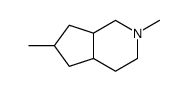2,6-dimethyl-1,3,4,4a,5,6,7,7a-octahydrocyclopenta[c]pyridine Structure