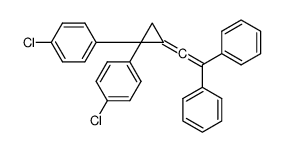 1-chloro-4-[1-(4-chlorophenyl)-2-(2,2-diphenylethenylidene)cyclopropyl]benzene结构式