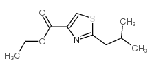 2-异丁基噻唑-4-甲酸乙酯结构式