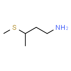3-(甲硫基)丁-1-胺结构式