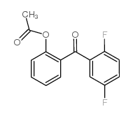 2-ACETOXY-2',5'-DIFLUOROBENZOPHENONE Structure