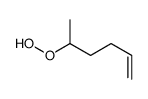 5-hydroperoxyhex-1-ene结构式