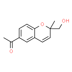 1-[(S)-2-(Hydroxymethyl)-2-methyl-2H-1-benzopyran-6-yl]ethanone Structure