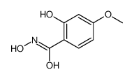 N,2-二羟基-4-甲氧基苯甲酰胺结构式