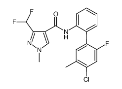 1-methyl-3-difluoromethyl-1H-pyrazole-4-carboxylic acid (4'-chloro-2'-fluoro-5'-methylbiphenyl-2-yl)-amide Structure