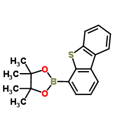 4-二苯并噻吩硼酸频那醇酯结构式