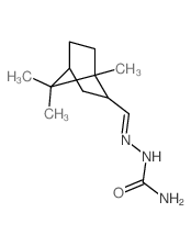 [(1,7,7-trimethylnorbornan-2-yl)methylideneamino]urea结构式
