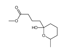 methyl 4-(2-hydroxy-6-methyloxan-2-yl)butanoate Structure