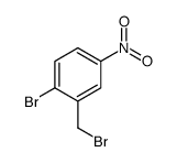 1-溴-2-(溴甲基)-4-硝基苯结构式
