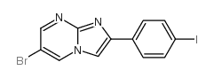 6-bromo-2-(4-iodophenyl)imidazo[1,2-a]pyrimidine Structure