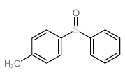 Benzene,1-methyl-4-(phenylsulfinyl)- Structure