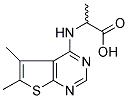2-(5,6-DIMETHYL-THIENO[2,3-D]PYRIMIDIN-4-YLAMINO)-PROPIONIC ACID结构式