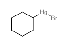 bromo(cyclohexyl)mercury Structure