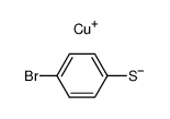 copper(I) 4-bromobenzenethiolate Structure
