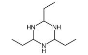 2,4,6-triethylhexahydro-1,3,5-triazine结构式