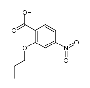 4-nitro-2-propoxy-benzoic acid Structure