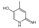6-氨基-4-甲基吡啶-3-醇结构式