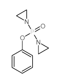 Phosphinic acid,bis(1-aziridinyl)-, phenyl ester (6CI,7CI,8CI,9CI)结构式