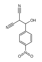 2-[hydroxy-(4-nitrophenyl)methyl]propanedinitrile结构式