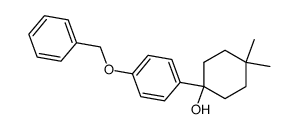 1-(4-(benzyloxy)phenyl)-4,4-dimethylcyclohexanol Structure
