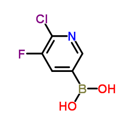 (6-Chloro-5-fluoro-3-pyridinyl)boronic acid picture