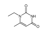 1-ethyl-6-methyl-1H-pyrimidine-2,4-dione结构式